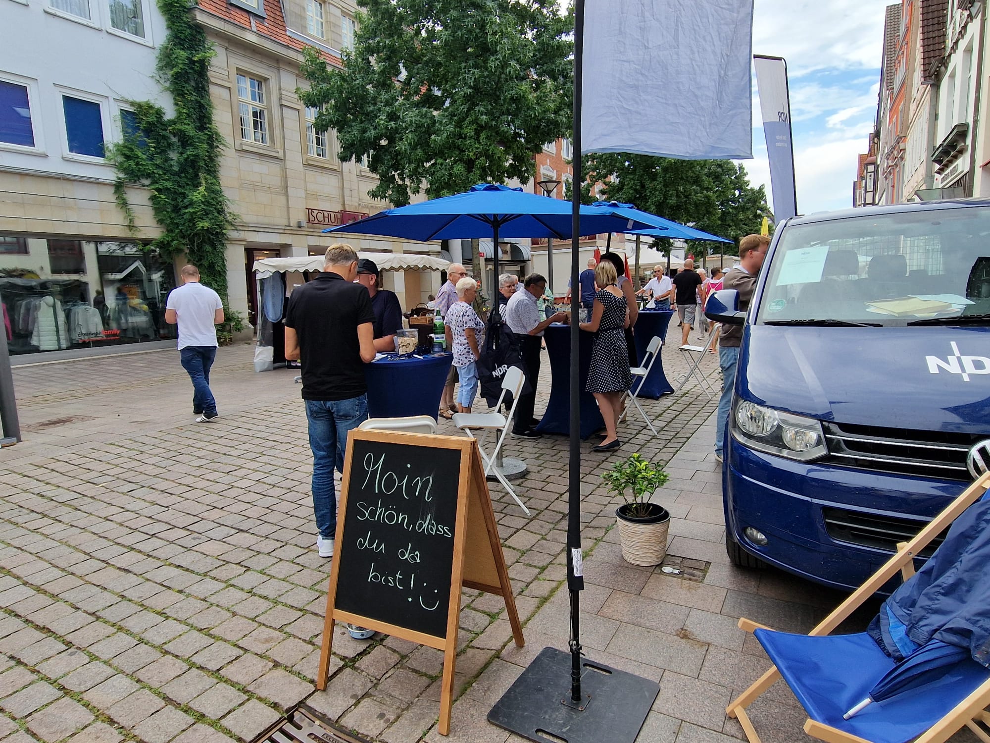 Der Dialogbus am 8. September 2024 in Rinteln. © Bjarne Horn 