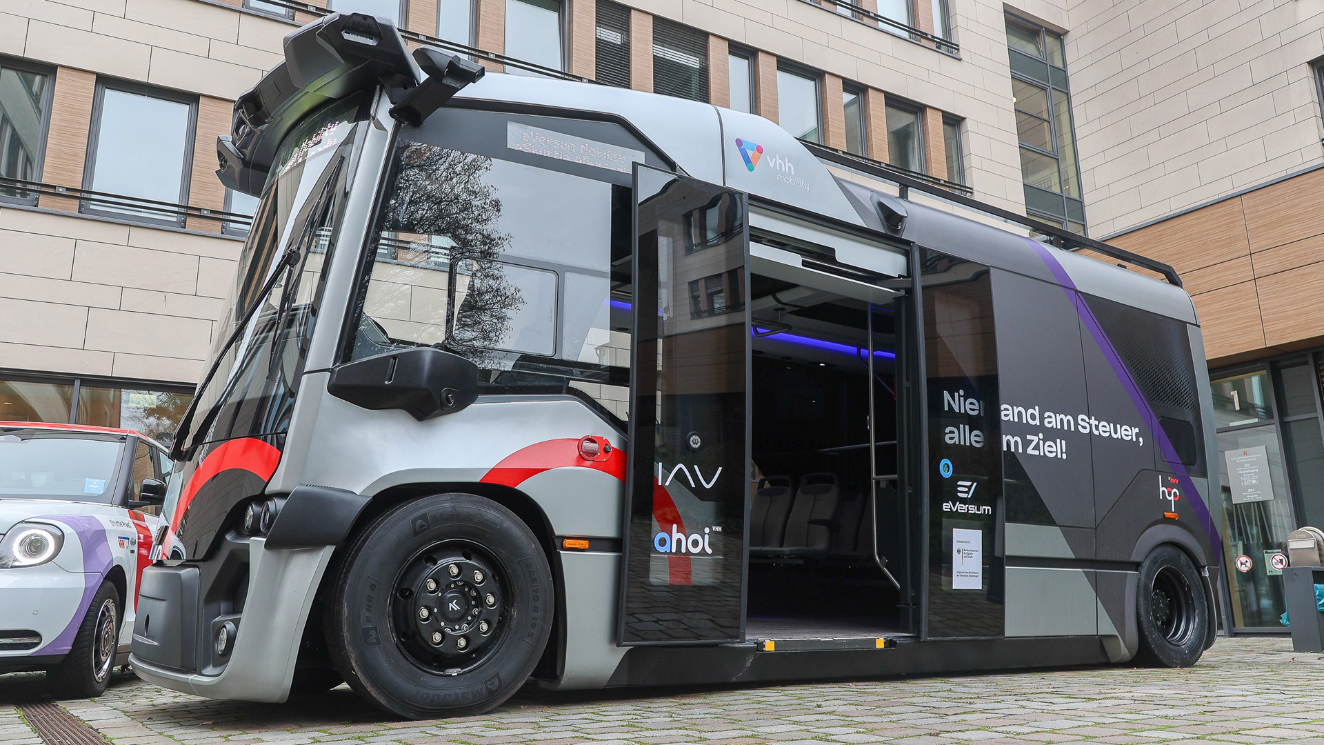 Prototyp für autonomes Fahrzeug im Projekt ahoi. © vhh.mobility 